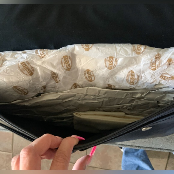 Fossil men’s gentleman jack estate messenger bag - Picture 7 of 8